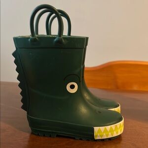 Kids Green Dinosaur Water Shoes